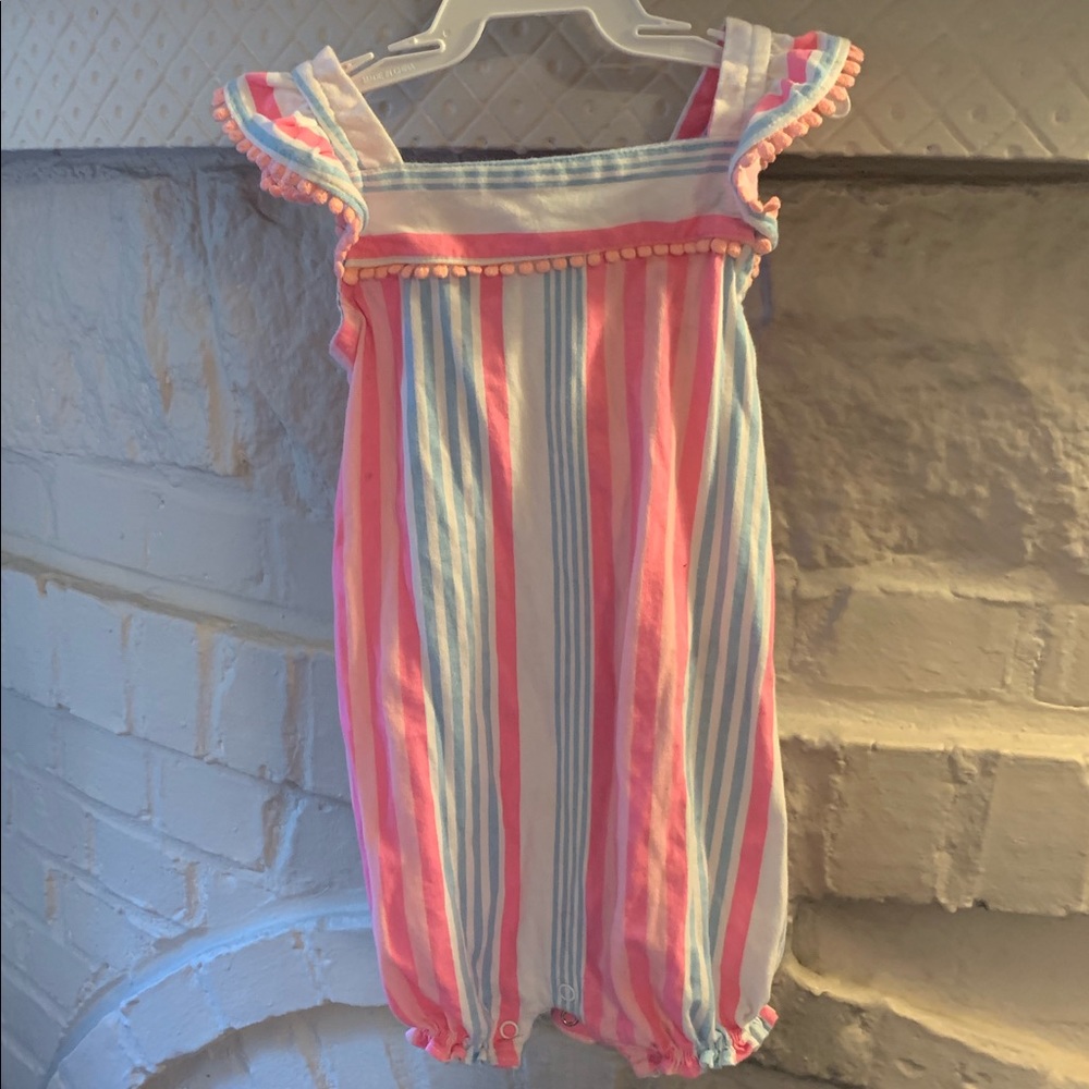 Carter’s striped romper! Size 24 Months